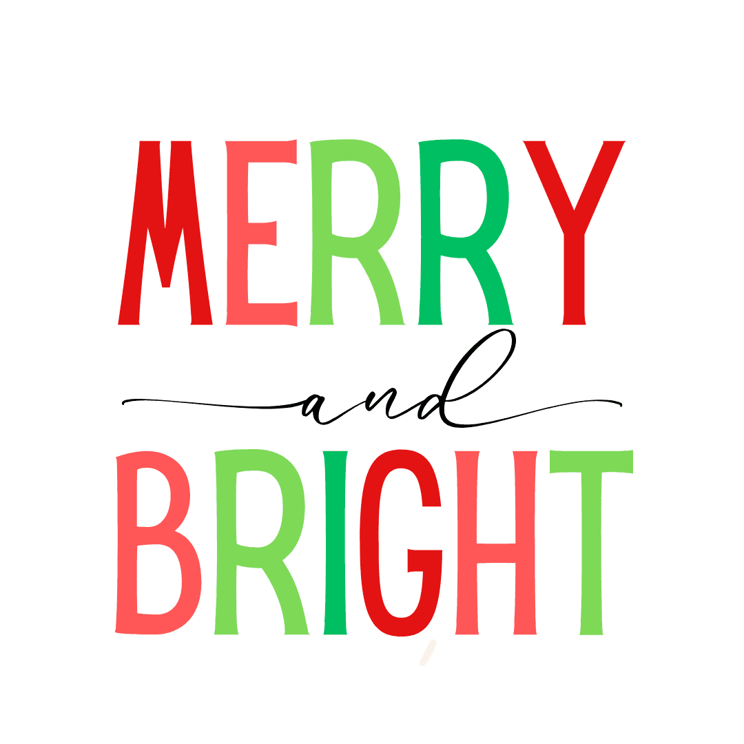 Merry and Bright Unisex Tee 🌈✨ - Whippie's