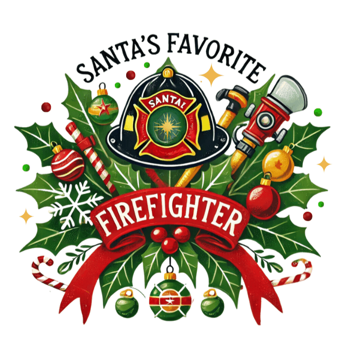 Santa's Favorite Firefighter Unisex Tee 🔥🎅 - Whippie's