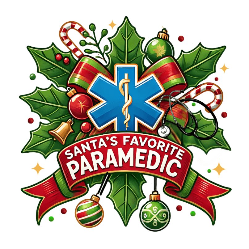 Santa's Favorite Paramedic Unisex Tee 🚑🎅 - Whippie's