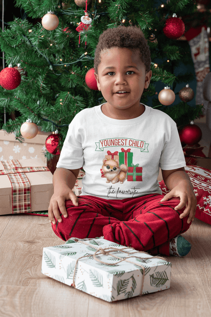 Youngest Child, The Favorite 🎁🐶 Pomeranian - Kids' Tee! 🎁👑 - Whippie's