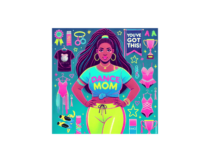 Dance Mom: You've Got This - Darker Skin Tone Mom - Curvy - Women's Softstyle Tee - Whippie's
