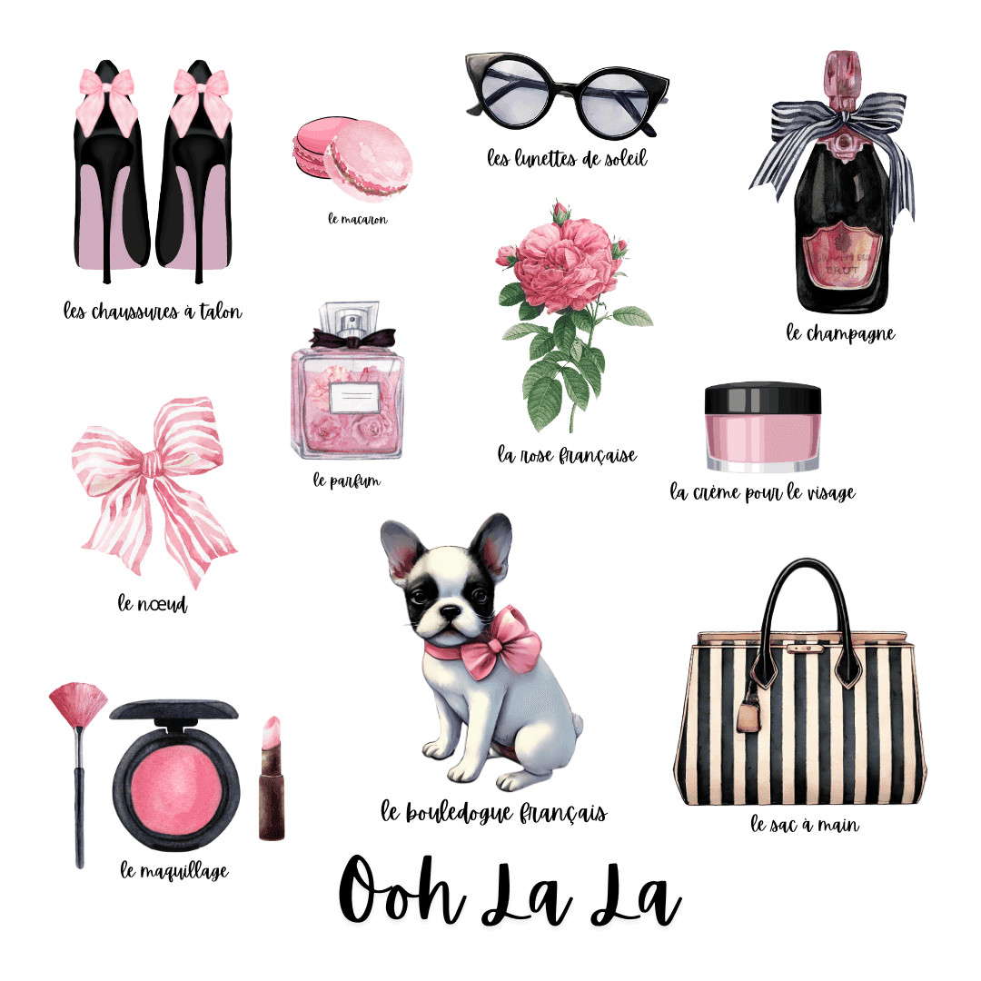 Ooh La La! French Chic Crop Hoodie - Whippie's