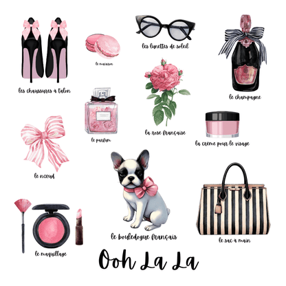 Ooh La La! French Chic Crop Hoodie - Whippie's