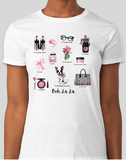 "Ooh La La!" French Chic Women's Softstyle Tee! - Whippie's