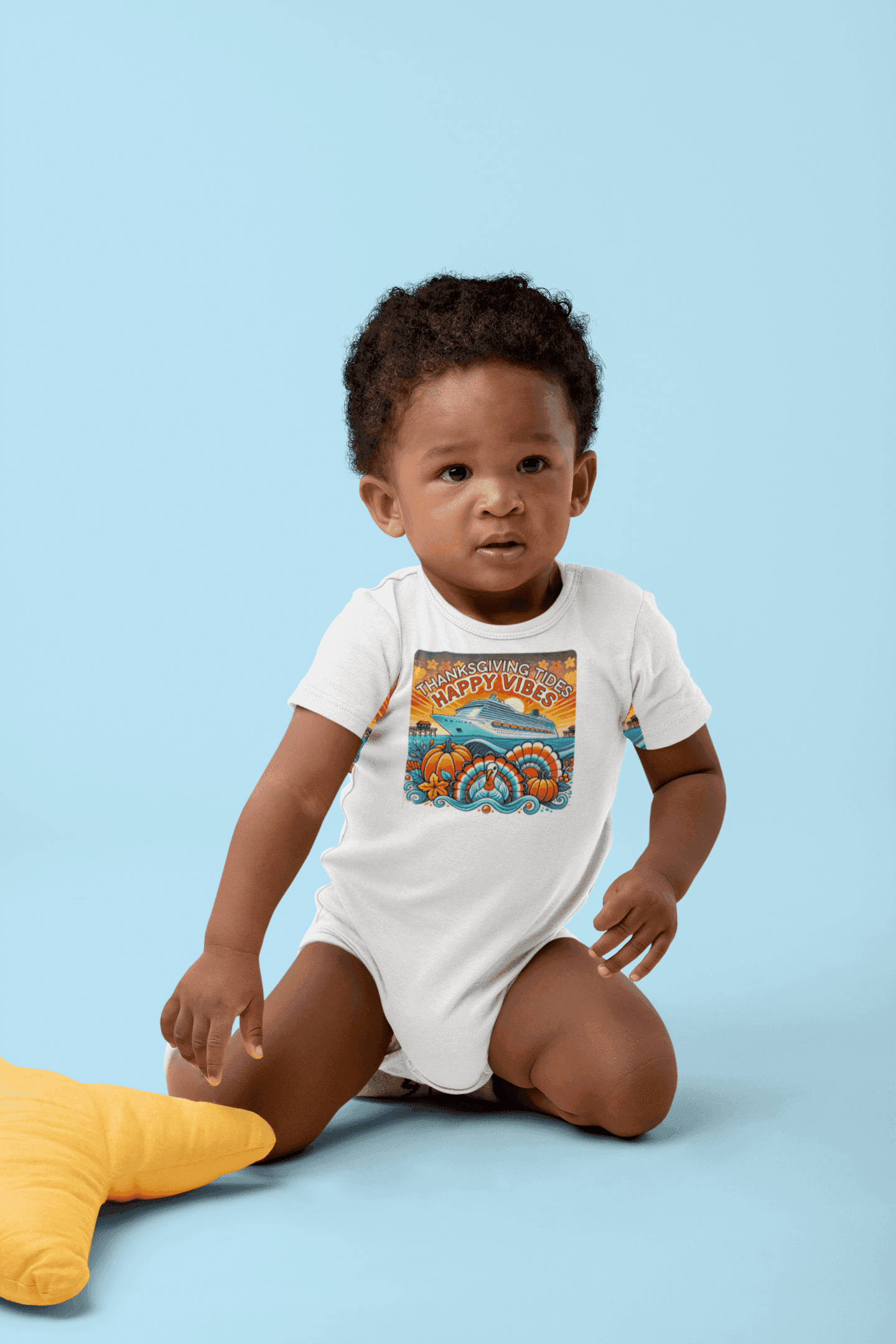 Thanksgiving Tides, Happy Vibes - Onesie - Whippie's