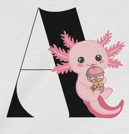 Alphabet Adventures: A is for Axolotyl! ✨ Onesie - Whippie's