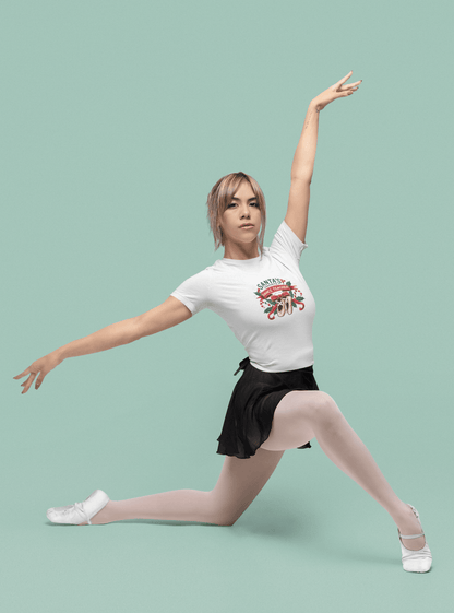 Santa's Favorite Dance Teacher Women's Softstyle Tee