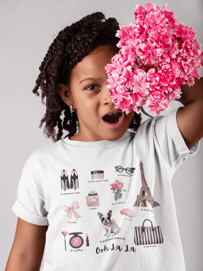 "Ooh La La!" French Chic Kids Heavy Cotton™ Tee! - Whippie's