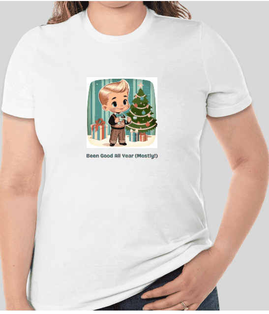 Been Good All Year (Mostly!) - Women's Softstyle Tee - Whippie's