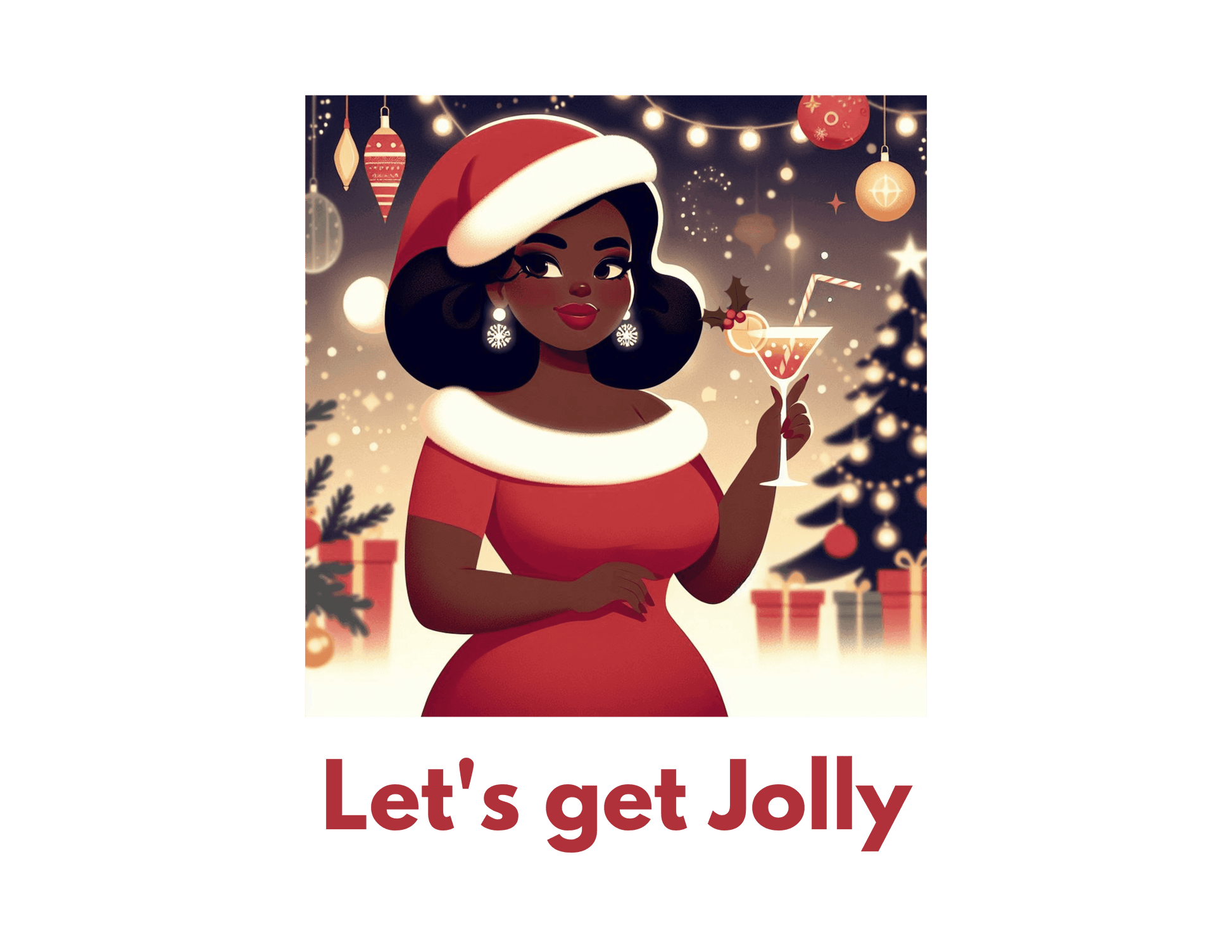 Let's Get Jolly - Women's Softstyle Tee - Whippie's