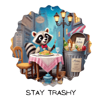 Stay Trashy! 🦝 🗑️ Unisex Tee - Comfort Colors ✨ - Whippie's