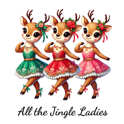 All the Jingle Ladies 🦌 🎅 Unisex Fleece Sweatshirt ✨ - Whippie's