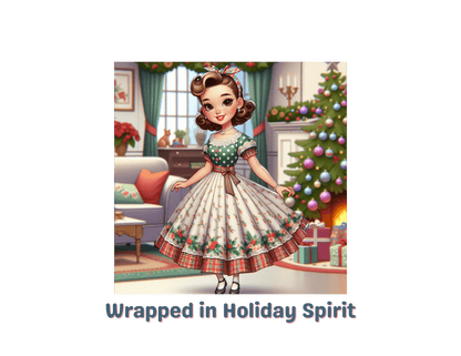 Wrapped in Holiday Spirit - Women's Softstyle Tee - Whippie's