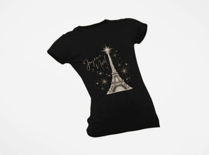 ✨ Joyeux Noël Women's Tee 🗼 A touch of Parisian elegance. - Whippie's