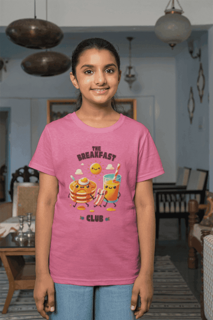 🥞 Breakfast Club 🍳 Youth Midweight Tee ☀️ Rise and shine, breakfast time! - Whippie's