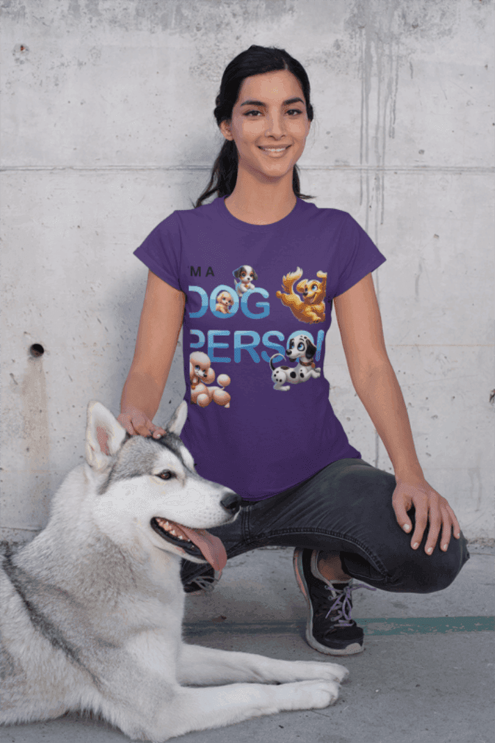 🐶 I'm a Dog Person 🐾 Unisex Jersey Tee ❤️ Show your paw-sitivity! - Whippie's