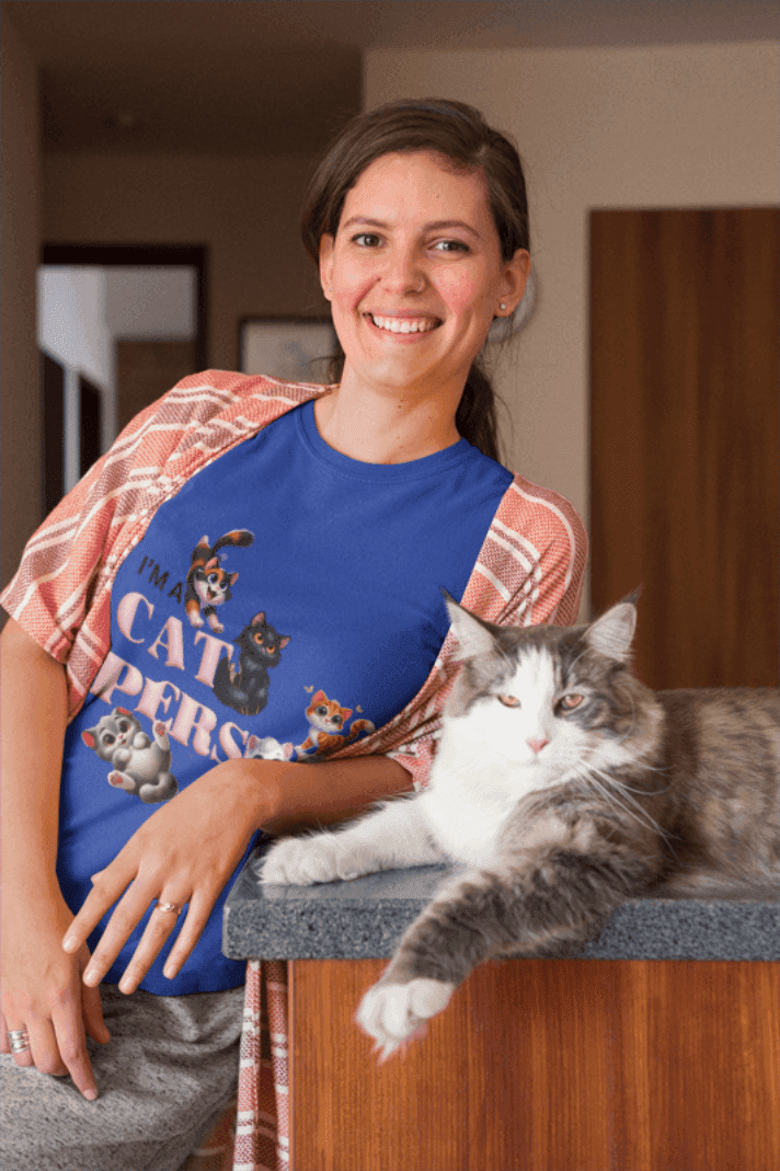 🐱 I'm a Cat Person 🐈 Unisex Jersey Tee ❤️ Show your purr-sonality! - Whippie's