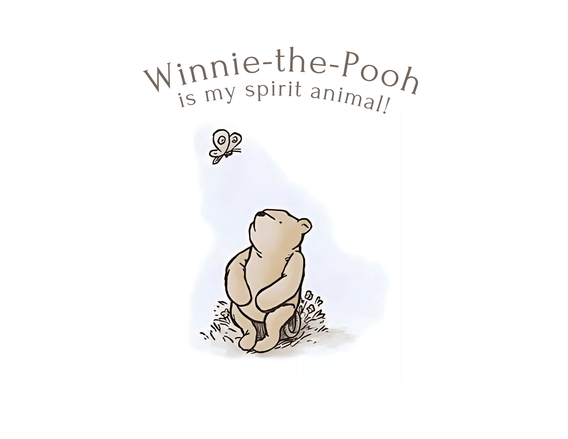 Winnie the Pooh is My Spirit Animal - Women's Softstyle Tee - Whippie's