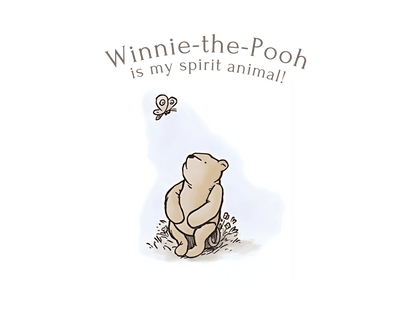 Winnie the Pooh is My Spirit Animal - Women's Softstyle Tee - Whippie's