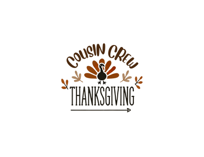 Thanksgiving Cousin Crew - Gobble 'Til You Wobble with Your Favorite Cousins! 🦃🍁 Unisex T-Shirt - Whippie's