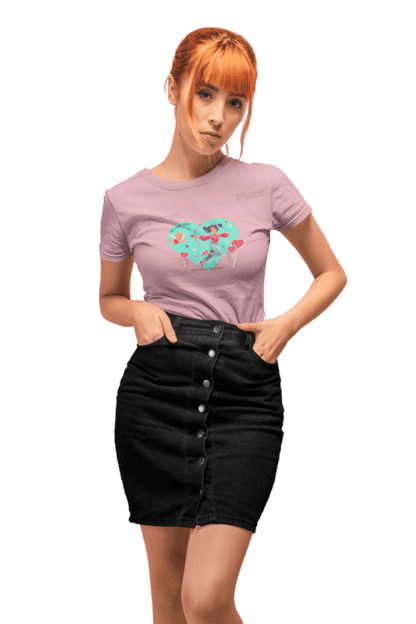 💖 Not Today Cupid! 💘 Women's Boyfriend Tee ✨ Love on your own terms! - Whippie's