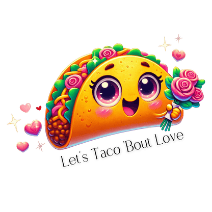 🌮 Let's Taco 'Bout Love 💖 Kids Softstyle Tee ✨ Spread the love this Valentine's Day! - Whippie's