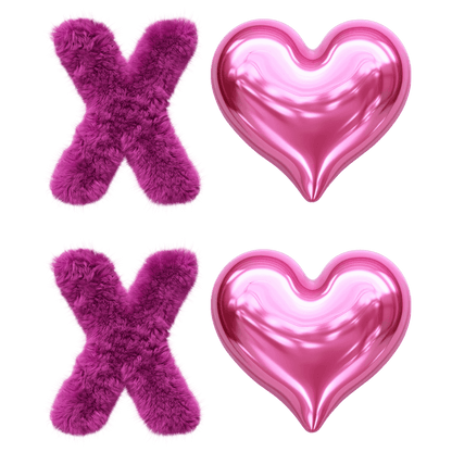 💖 XOXO Hugs & Kisses! 💜 Kids Softstyle Tee ✨ Spread the love with hugs and kisses! - Whippie's