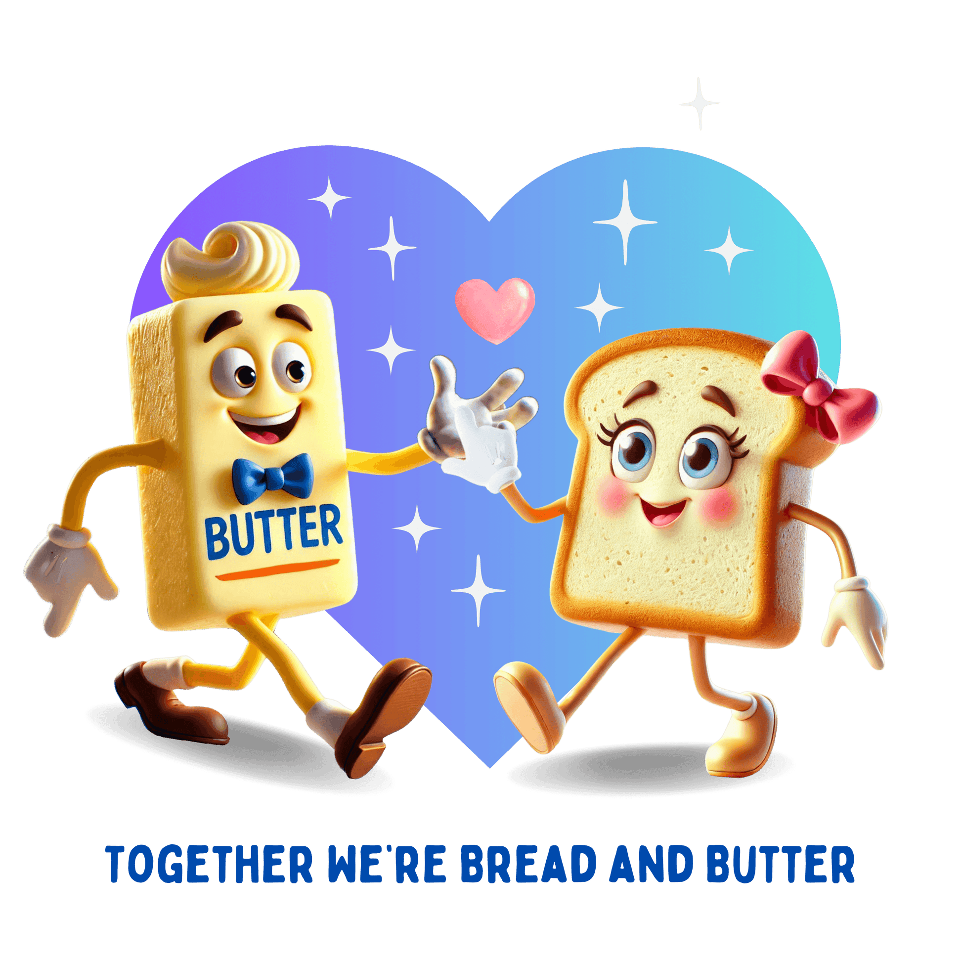 🍞 You're the Butter to My Bread! 🧈 Unisex Jersey Tee ✨ The perfect match! - Personalizable - Whippie's
