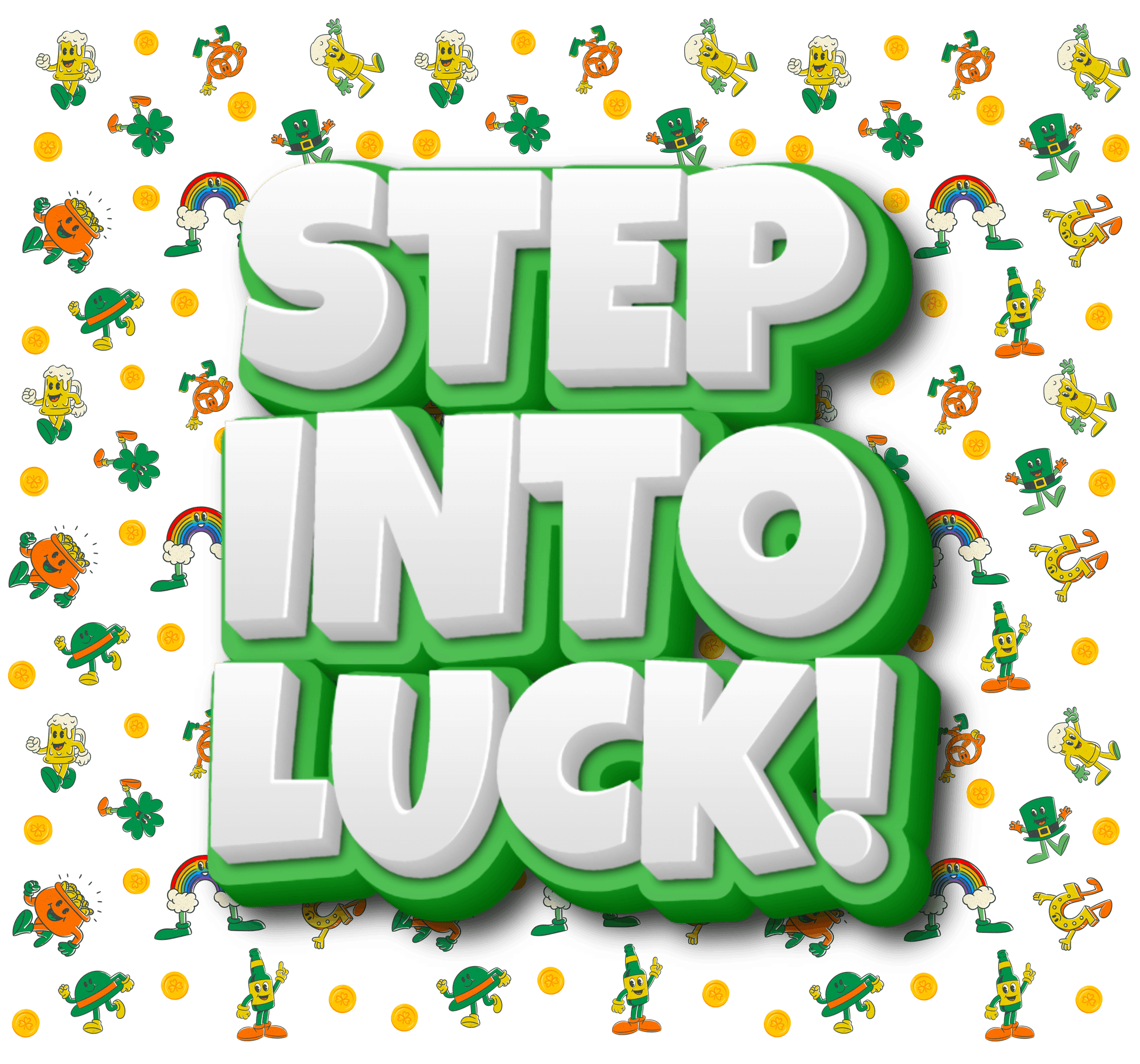 Lucky Charm St. Patrick's Day Socks - Step into Luck! 🍀🌈💰 - Whippie's