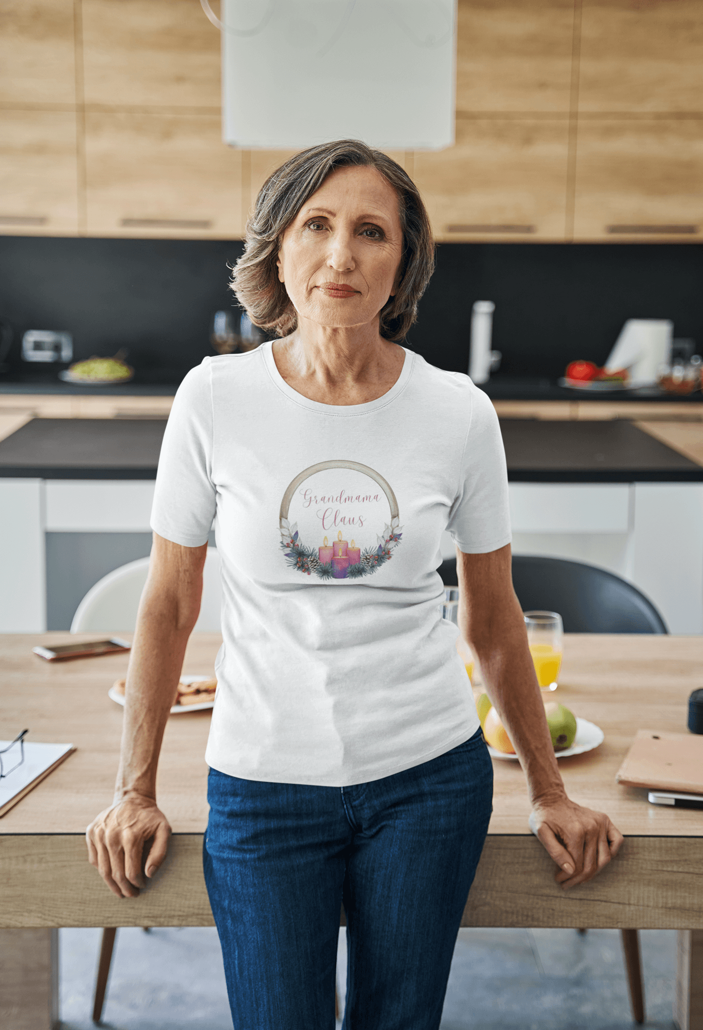 Grandmama Claus Tee - The Heart of Christmas 🤶🎄 - Women's Softstyle Tee - Whippie's
