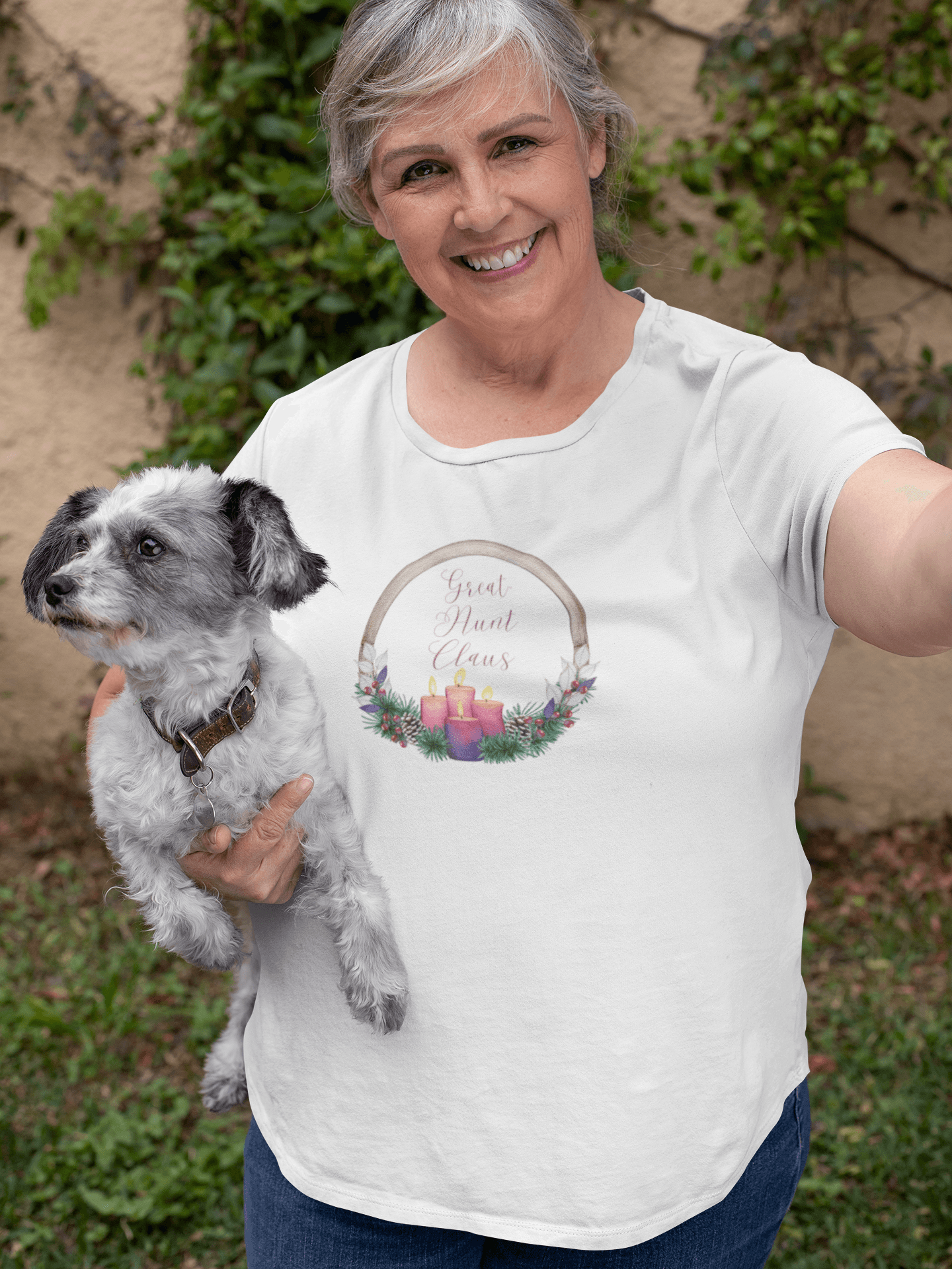 Great Aunt Claus - Christmas Cheer! 🤶🎄 Women's Softstyle Tee - Whippie's