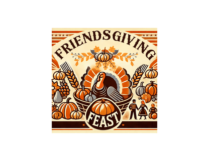 Friendsgiving Feast - A Harvest of Gratitude 🍂🦃 - Unisex T-Shirt - Whippie's