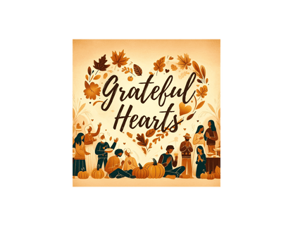 Grateful Heart - Celebrating Community & Gratitude 🍂❤️ - Unisex T-Shirt - Whippie's