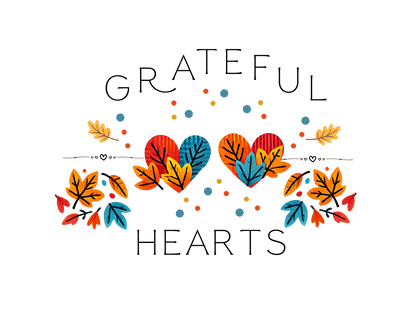 Grateful Hearts - A Family Affair 🧡💛❤️ - Two Hearts - Unisex T-Shirt - Whippie's