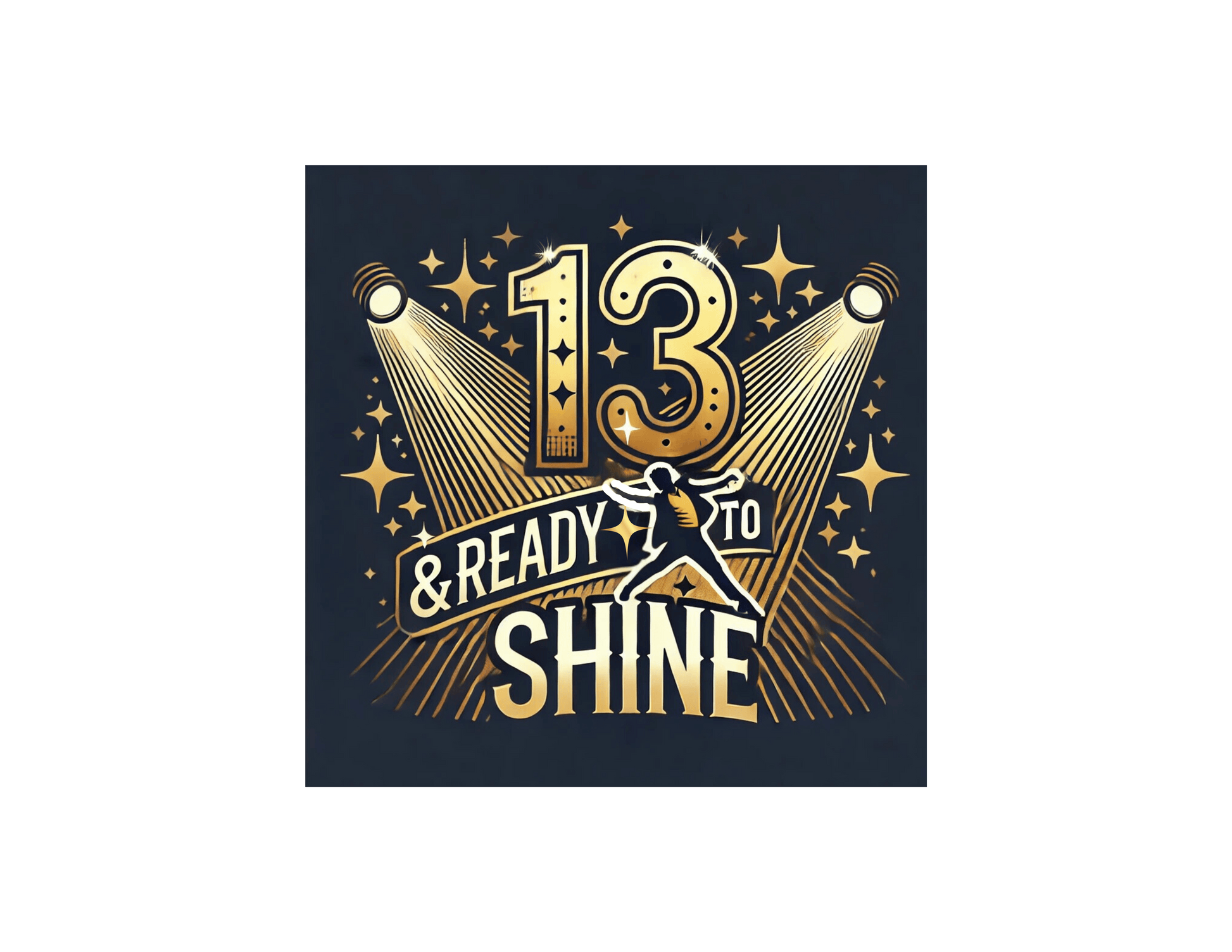 13 & Ready to Shine - Step into the Spotlight! ✨ - Unisex Tee ✨ - Whippie's