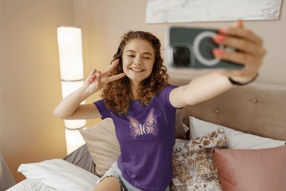 Spread My Wings at 16 - Soaring into a New Chapter 🦋 - Women's Softstyle Tee - Whippie's