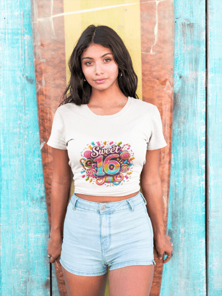 Sweet 16 Tee - Let's Celebrate! 🎉🍭 - Women's Softstyle Tee - Whippie's