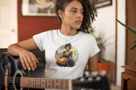 Vintage Halloween Glam Women's Favorite Tee - Spooky Chic! 🎃✨ - Whippie's