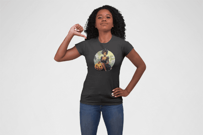 Vintage Halloween Glam Women's Favorite Tee - Spooky Chic! 🎃✨ - Whippie's