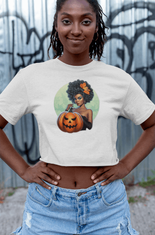 Vintage Halloween Beauty Women's Favorite Tee - Spooky Chic! 🎃✨ - Whippie's
