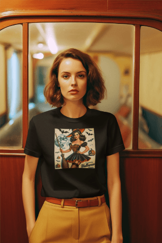 Bewitching Retro Women's Favorite Tee - Fly High, Witchy Woman! 🧙‍♀️🌙 - Whippie's