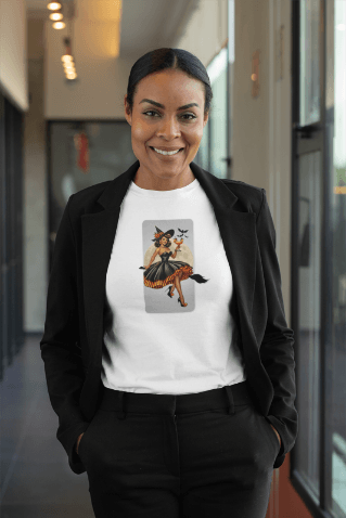 Bewitching Hour Women's Favorite Tee - Fly High, Witchy Woman! 🧙‍♀️🌙 - Whippie's