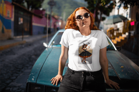 Bewitching Glamour Women's Favorite Tee - A Retro Halloween Dream 🍸✨ - Whippie's