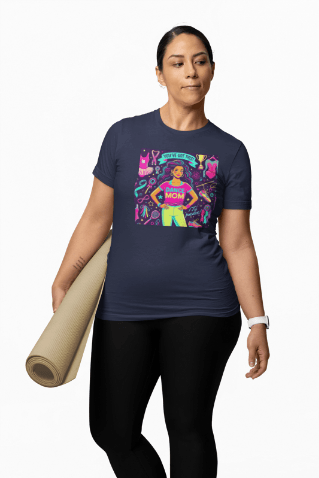 Dance Mom Magic (Latina Mom) - A Colorful Celebration 💃🌈 - Women's Softstyle Tee - Whippie's