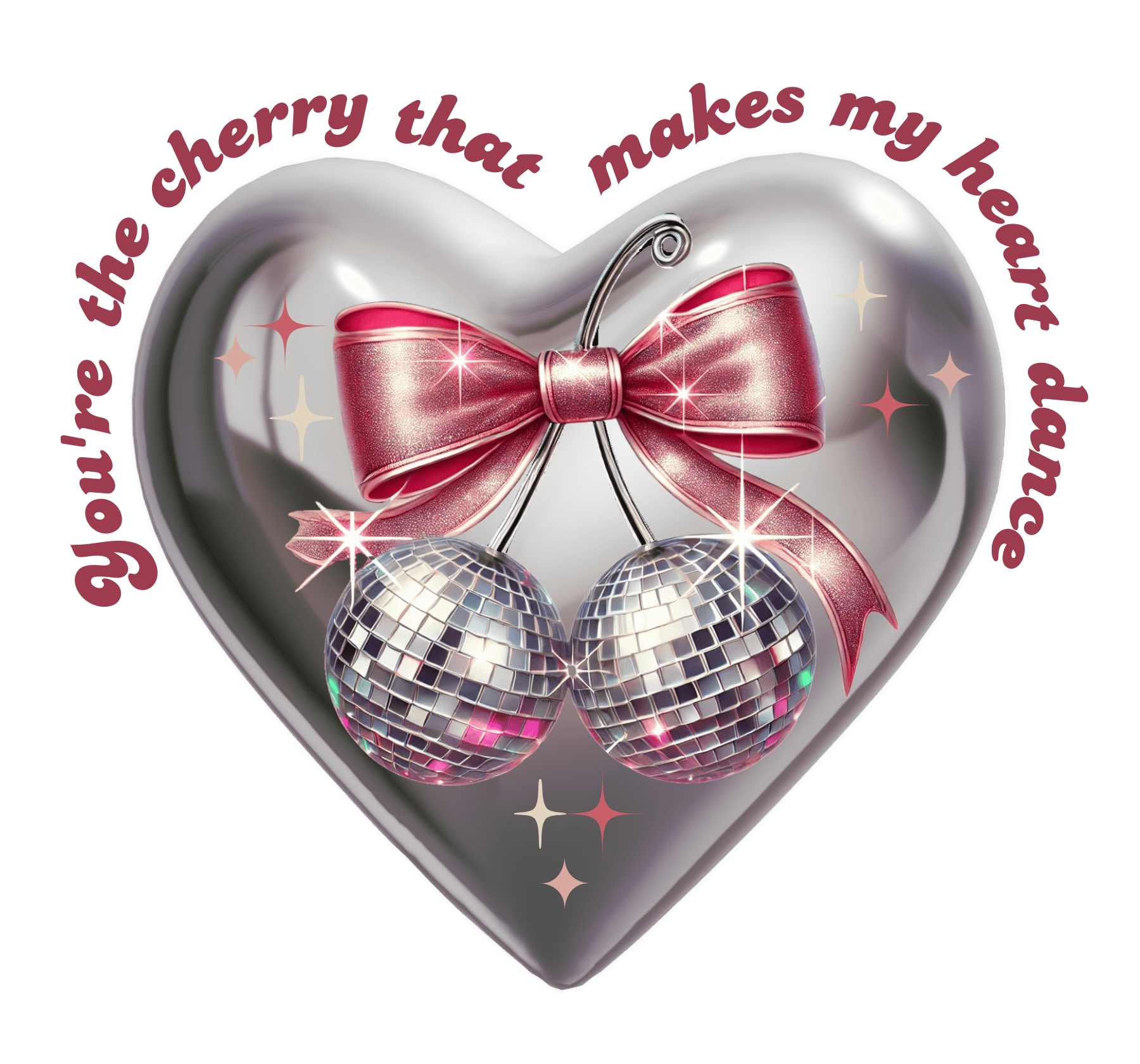 🍒 You're the Cherry that Makes My Heart Dance 🍒 Women's T-shirt - Whippie's