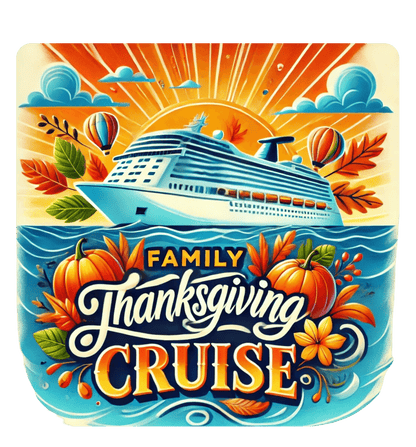 Family Thanksgiving Cruise - Gobble 'til You Wobble! 🚢🍂 Women's Midweight Cotton Tee