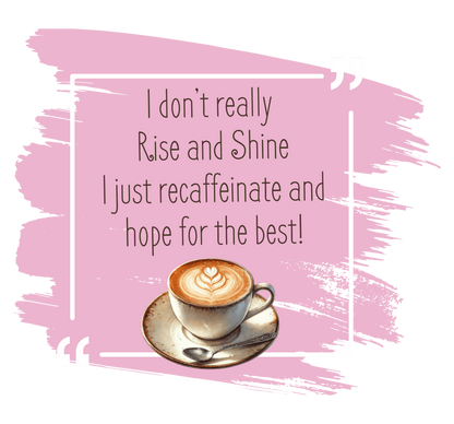 Recaffeinate & Hope Unisex Tee - But First, Coffee! ☕️💖 - Whippie's