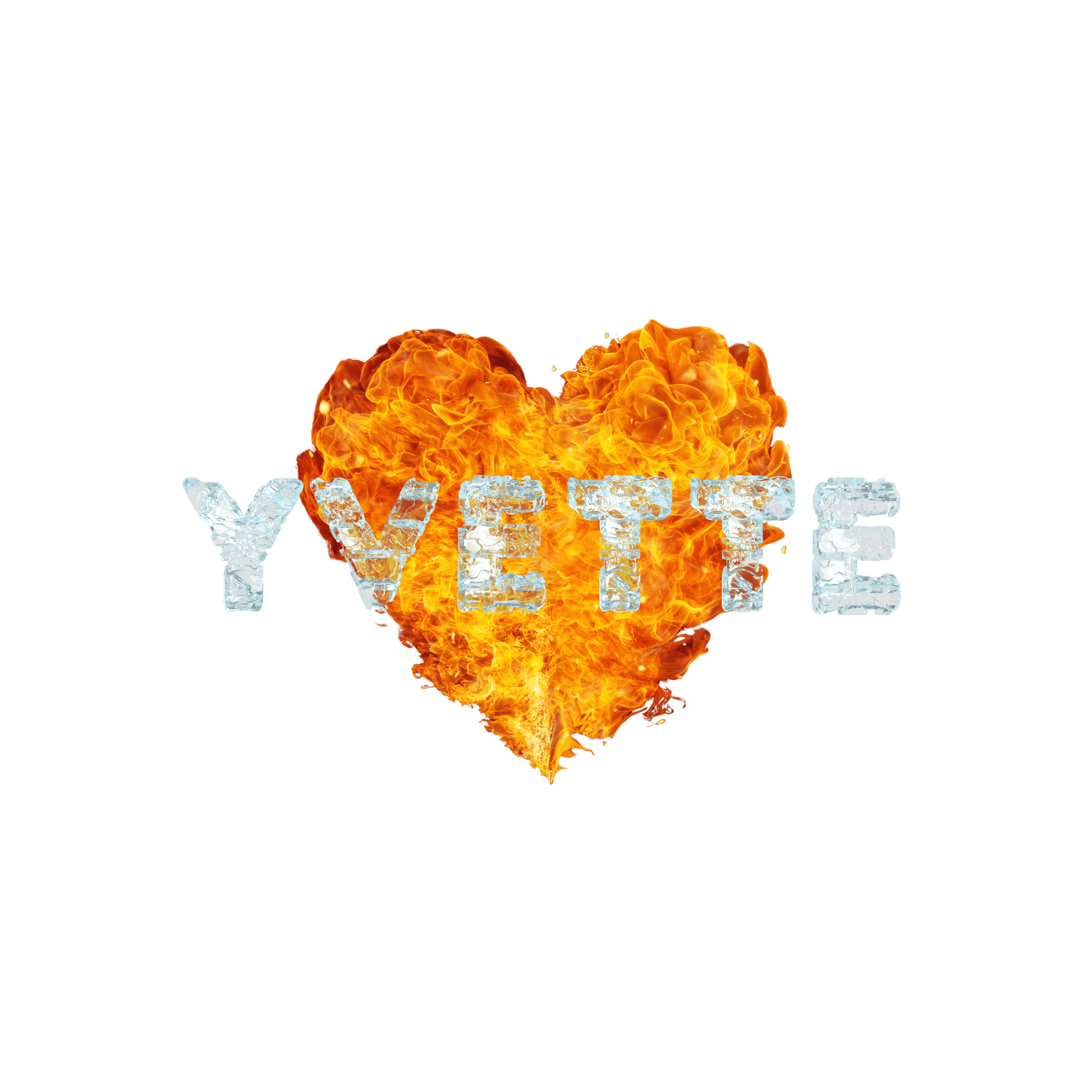 Fire & Ice Name Youth Softstyle T-Shirt - A Fiery and Cool Combo 🔥❄️ - Personalizable - Whippie's