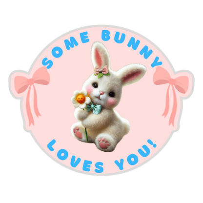 Some Bunny Loves You Baby Onesie - Hop into Easter with Adorable Style! 🐰💖 - Whippie's