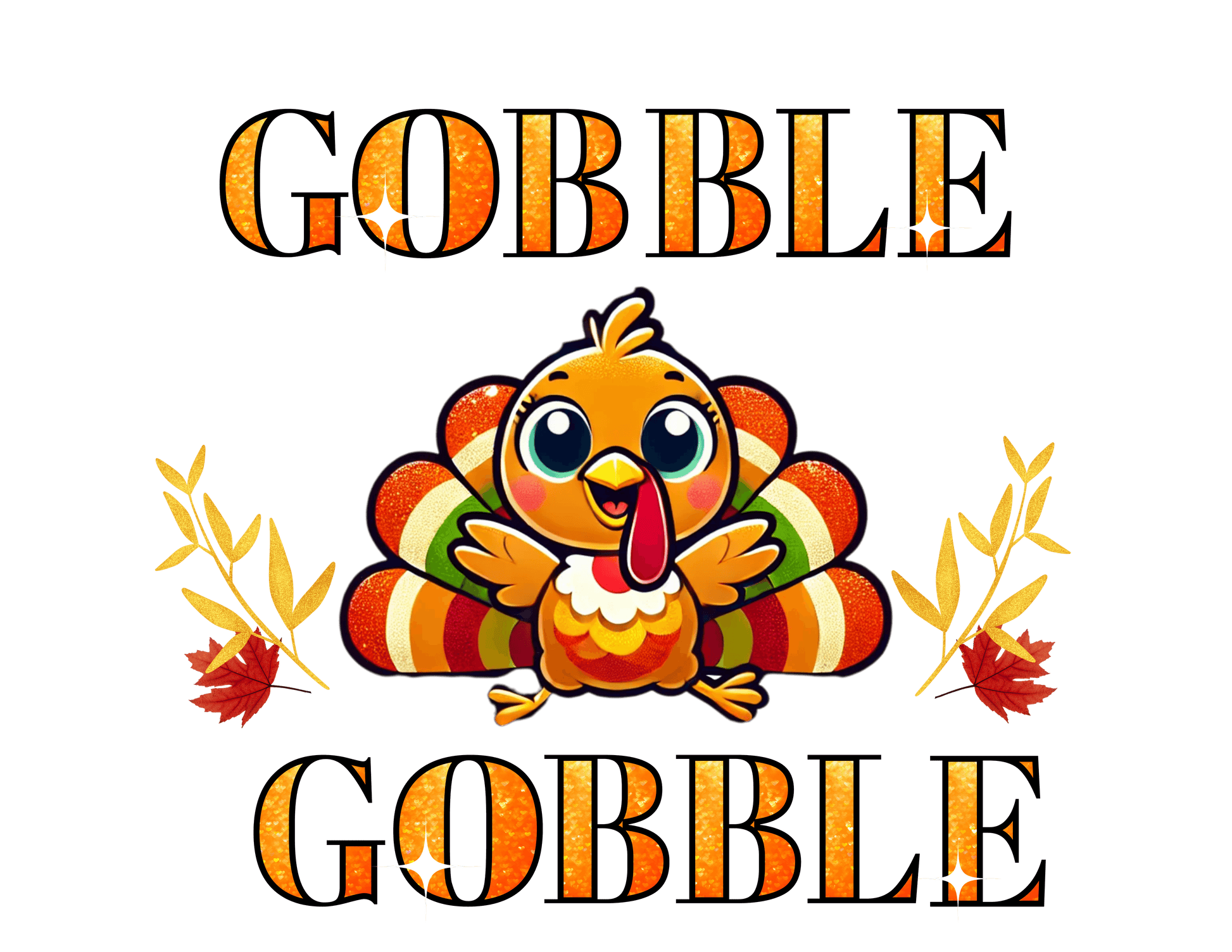 Thanksgiving Collection: GOBBLE GOBBLE Baby Onesie Celebrate Thanksgiving in Style! - Whippie's